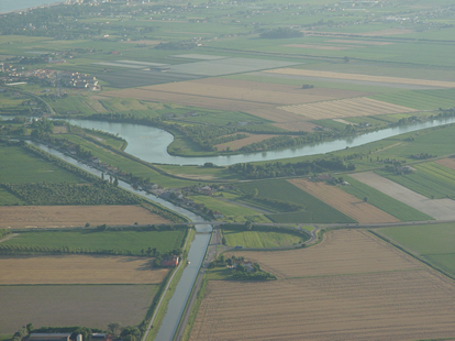 Il Piave all'incrocio con il Revedoli immagine
